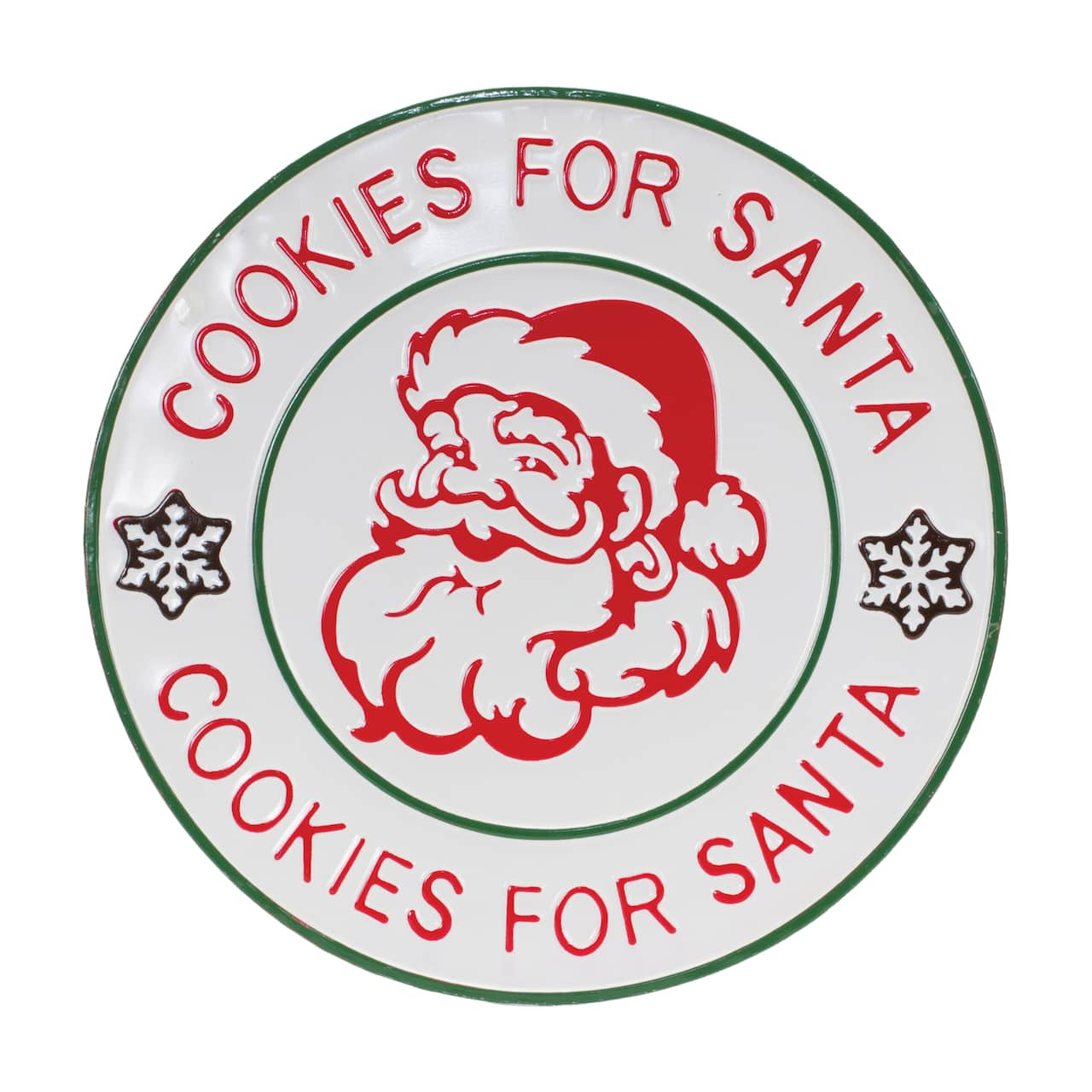 Metal Cookies for Santa Christmas Wall Hanging Décor